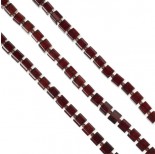 Zdjęcie - Kostki crackle brązowe 8mm
